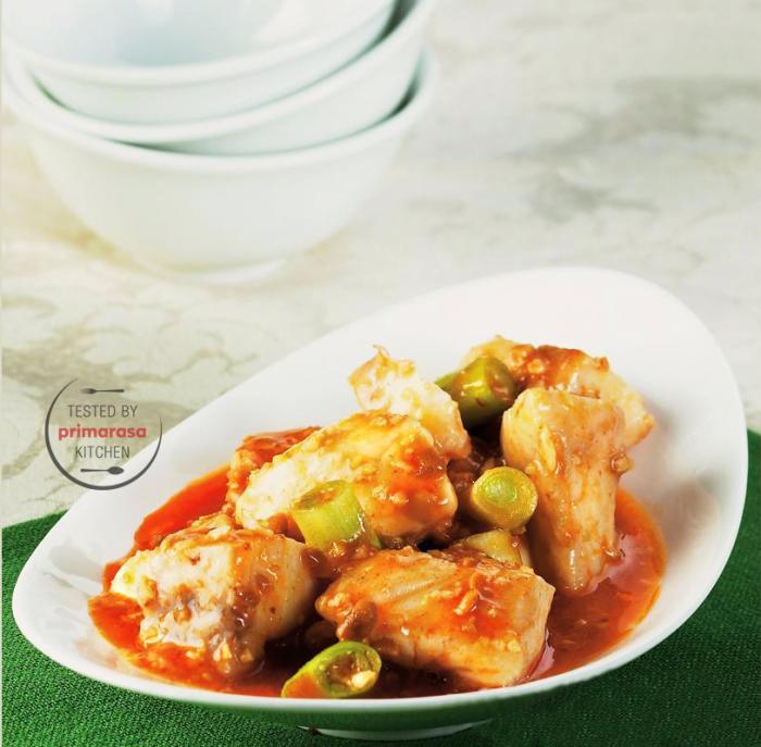 Resep Ikan Kakap Tauco Pedas