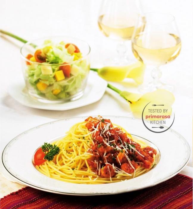 Resep Spaghetti Shrimp Marinara