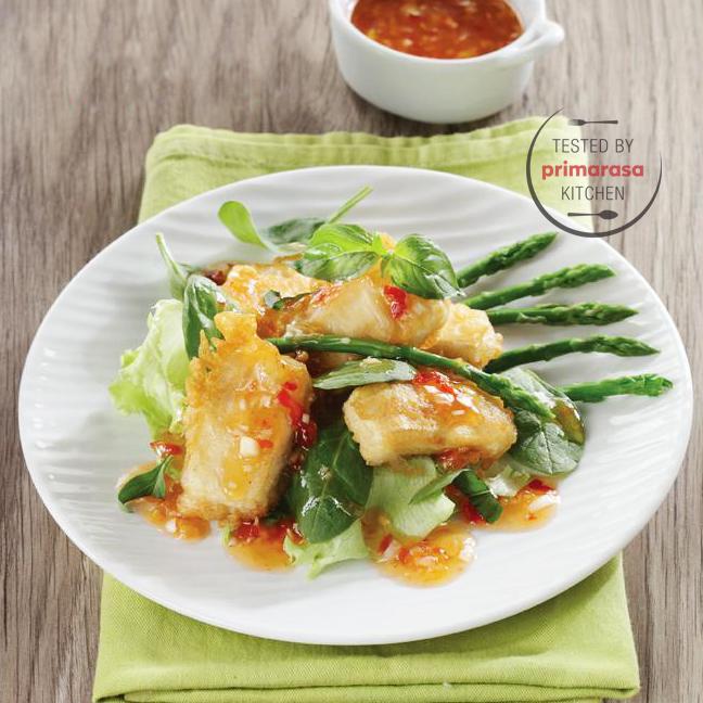 Resep Tempura Tofu Salad