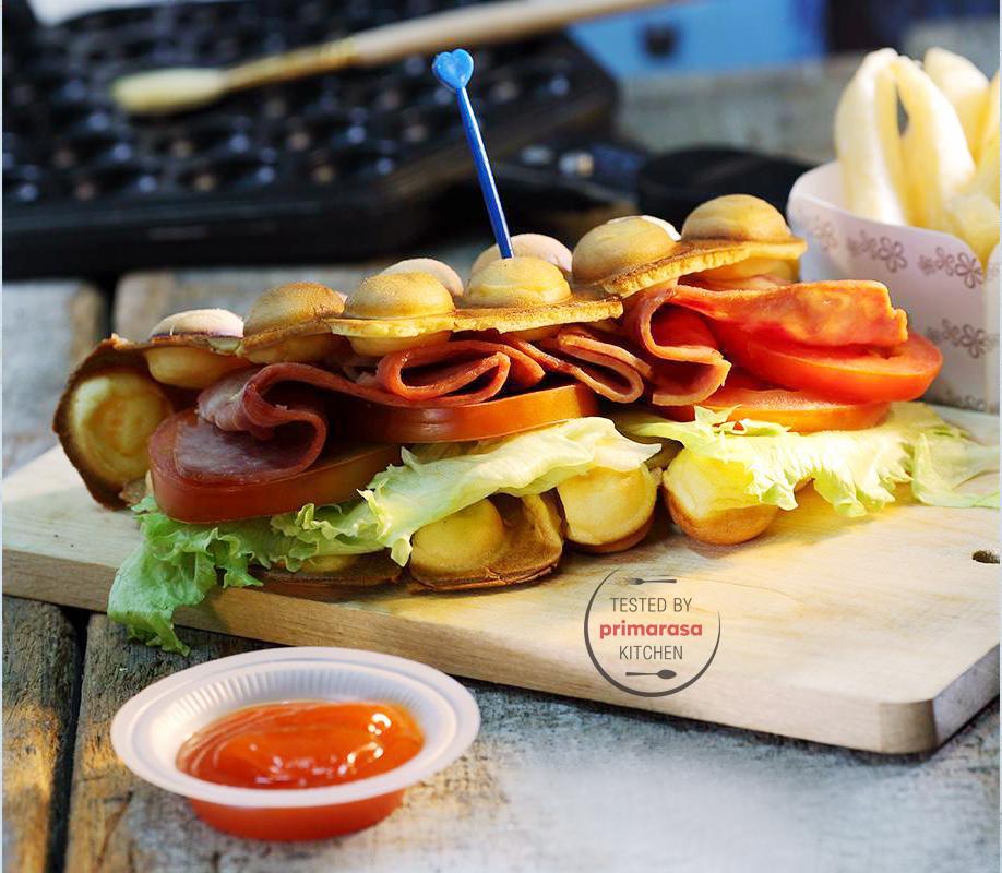 Resep Hong Kong Sandwich Waffles