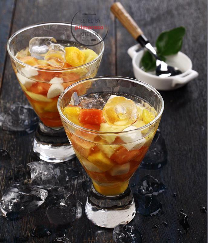 Resep Es Buah Soda Berempah