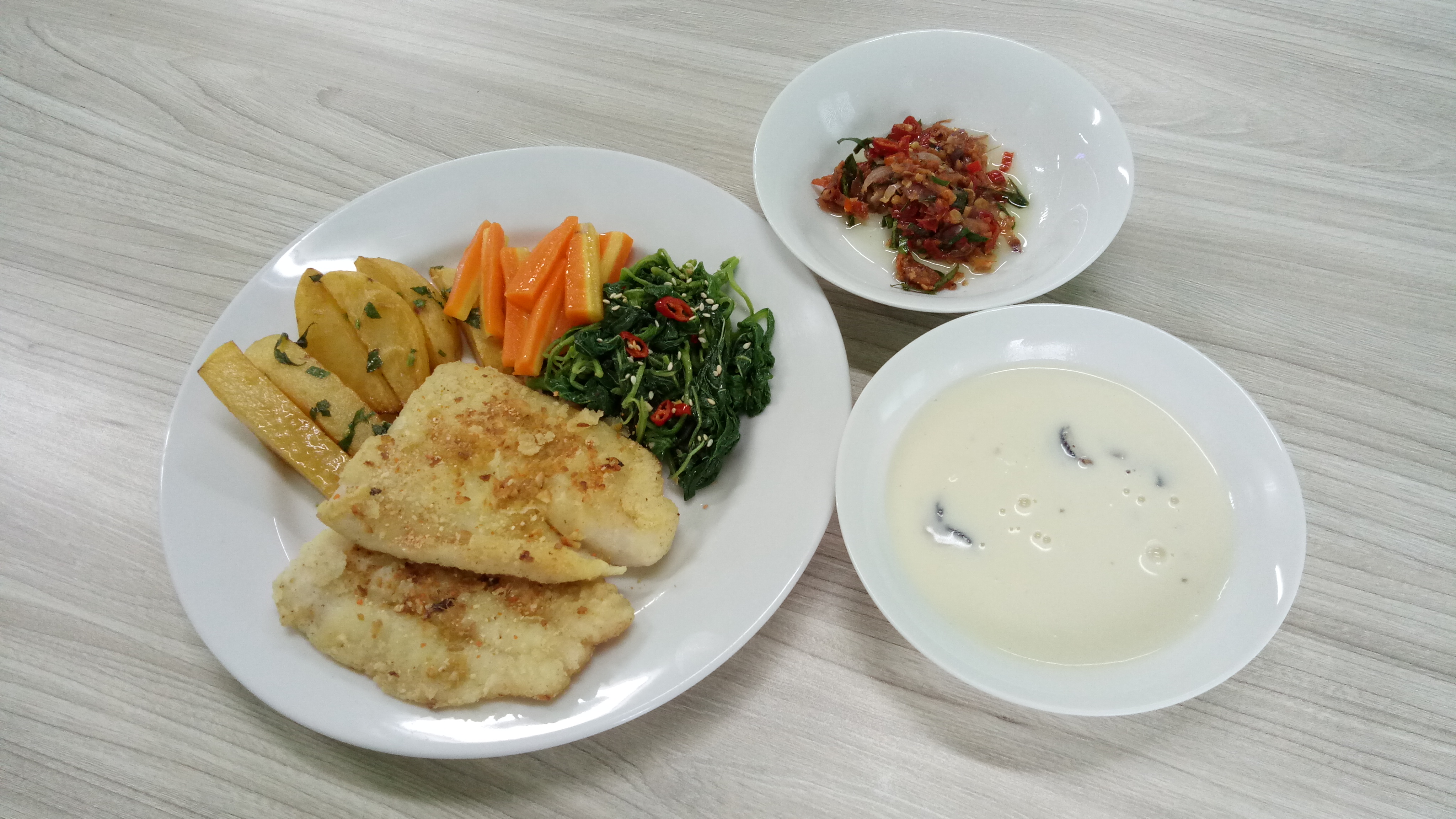 Ikan dori aneka saus