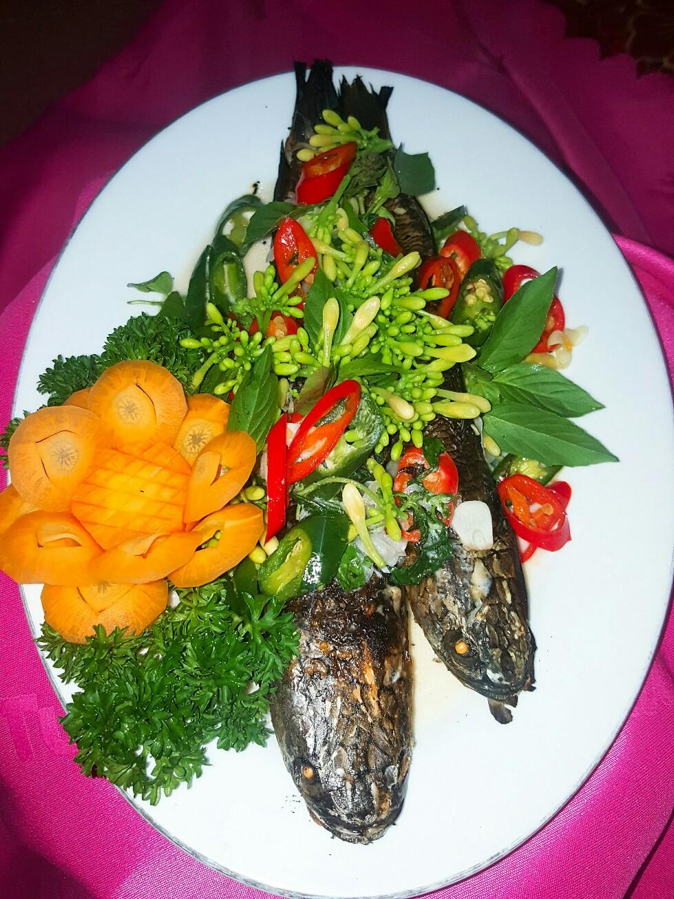 IKAN GABUS MASAK KEMBANG KATES